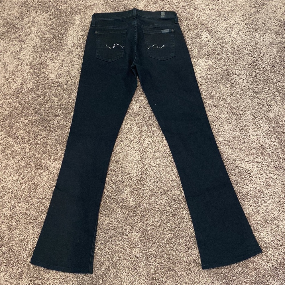 7 for all mankind crystal denim jeans size 26